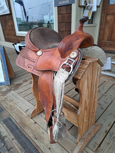ON TRIAL 15" King Series All Around Western Trail Saddle