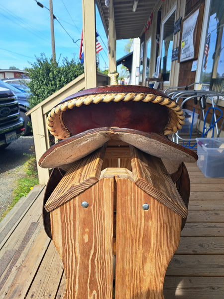 15" Lamb Co Barrel Racing Saddle