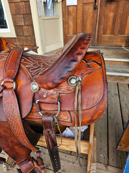 16" Simco Roping Saddle