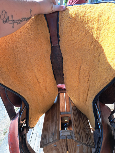 16" Circle Y Alpine Flex2 Western Trail Saddle