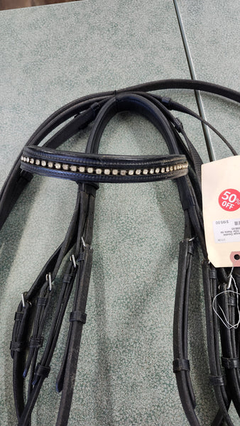 FULL Red Barn Dressage Double Bridle with reins