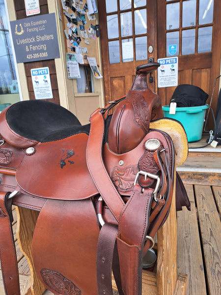 16" Tex Tan Trail Saddle