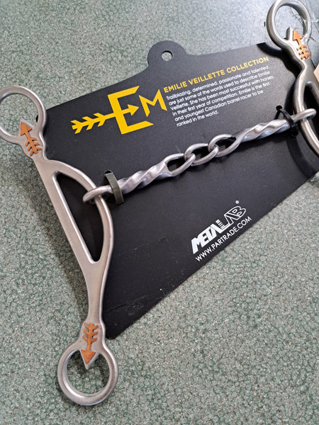 New! 5 1/8" Metalab Twisted Gag Bit