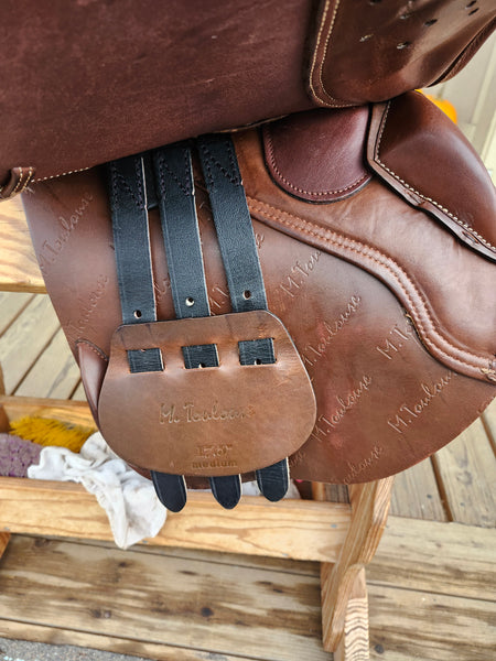 17.5" M. Toulouse Denise Close Contact English Saddle