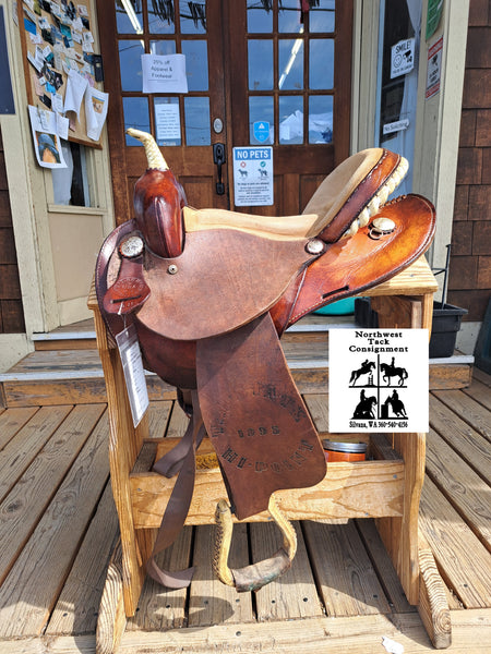 15" Lamb Co Barrel Racing Saddle