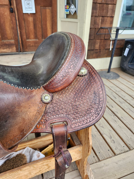 ON TRIAL 15" Bar H Barrel Saddle