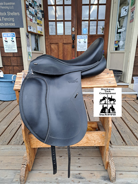 17.5" Tekna S-Line Synthetic Dressage Saddle