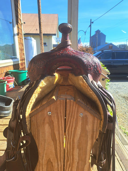 16" Rocking R Cutting Saddle