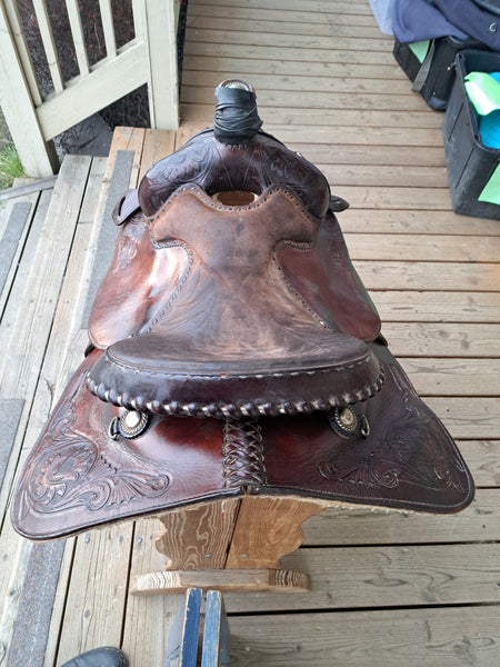 15" Western Equitation Show Saddle