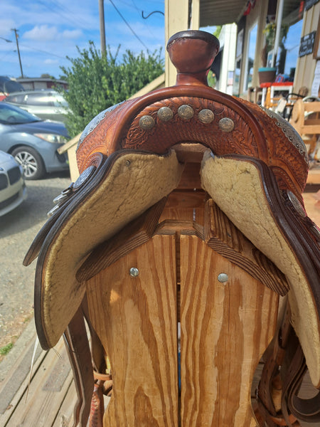 16" Blue Ribbon Western Equitation Show Saddle