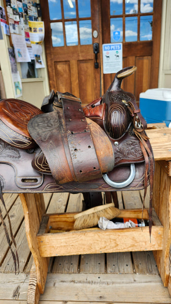 15" Hereford Tex Tan Western Saddle
