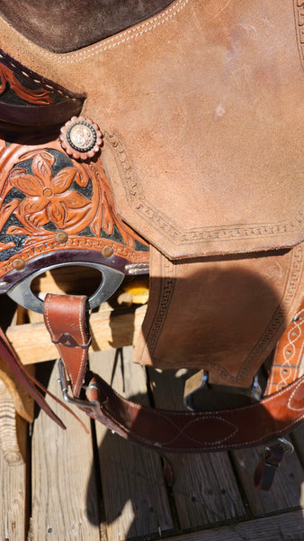 14.5" Corriente Custom Barrel Saddle