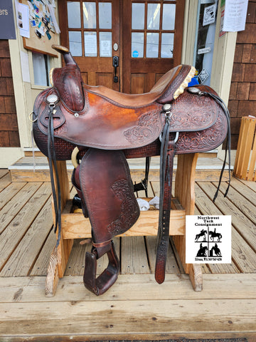 ON TRIAL 16" About The Horse Black Rhino Ladies Trail Saddle