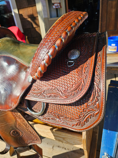 16" Circle Y Team Penning Saddle