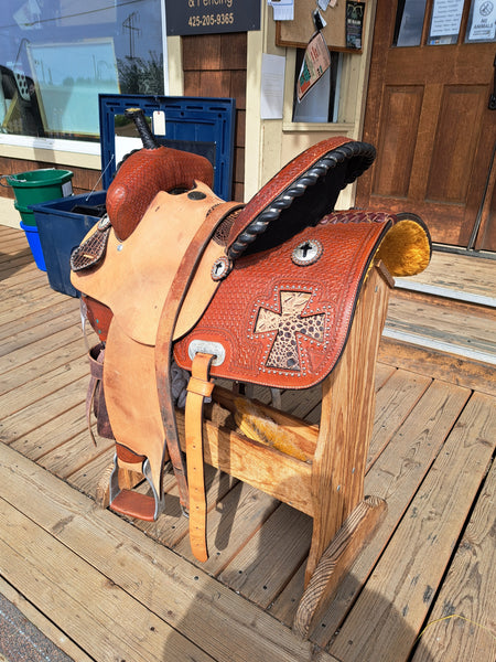 14" Double T Barrel Saddle