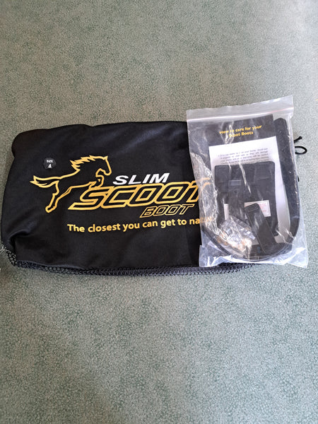 New Slim Scoot Boot Pair Size 4
