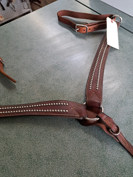 Studded Leather Breast Collar