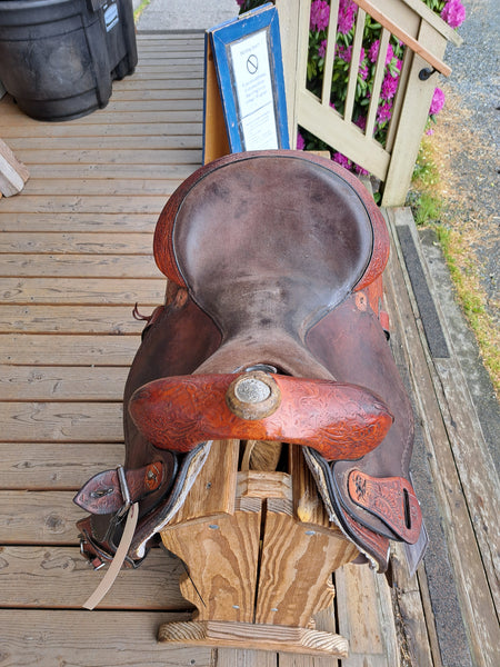15" Tex-Tan Barrel Racing Saddle