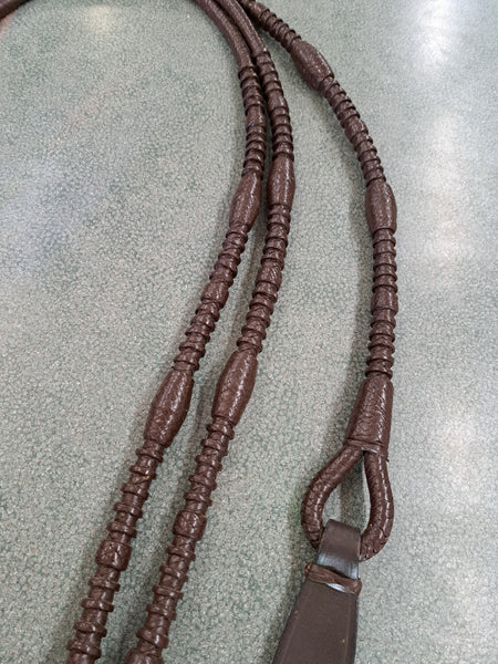 Romal Braided Leather Reins