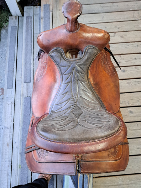 14.5" Hereford Tex Tan Western Saddle