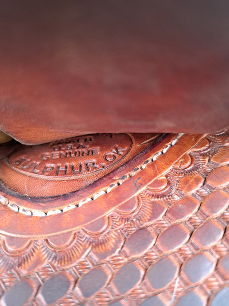 14.5" Billy Cook Round Skirt Barrel Saddle