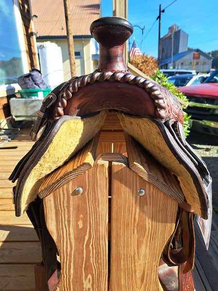 15" Champion Turf Western Equitation Show Saddle