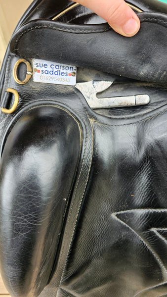 17.5" Sue Carson Kestrel MonoFlap Dressage Saddle