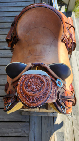 16" Paul Van Dyke Maker Wade Ranch Roper Saddle