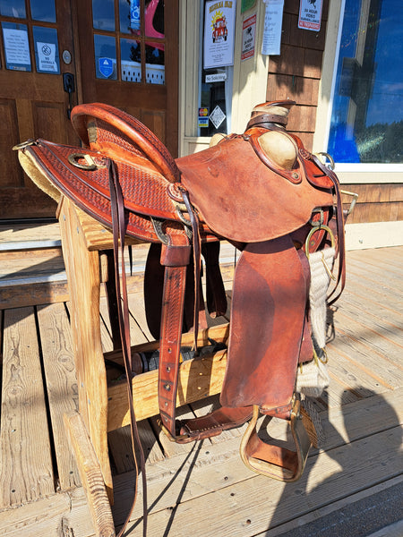 16" Watt Bros Wade Ranch Roper Saddle