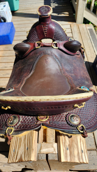 17" Allegany Mountain Saddlery Weatherly Wade Custom Saddle