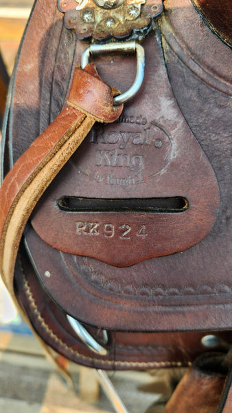 13.5" Royal King Youth western saddle