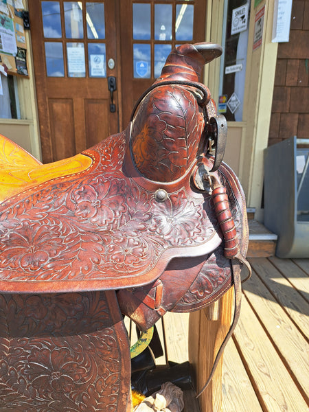 14" Vintage Hercules Olsen Western Saddle