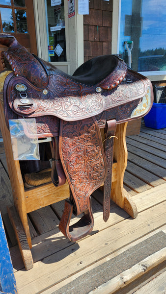 15" Vintage Circle Y Equitation Saddle