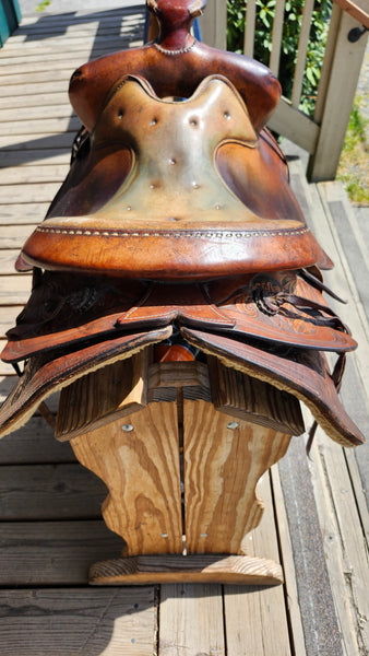 15" Vintage Hereford Western Saddle