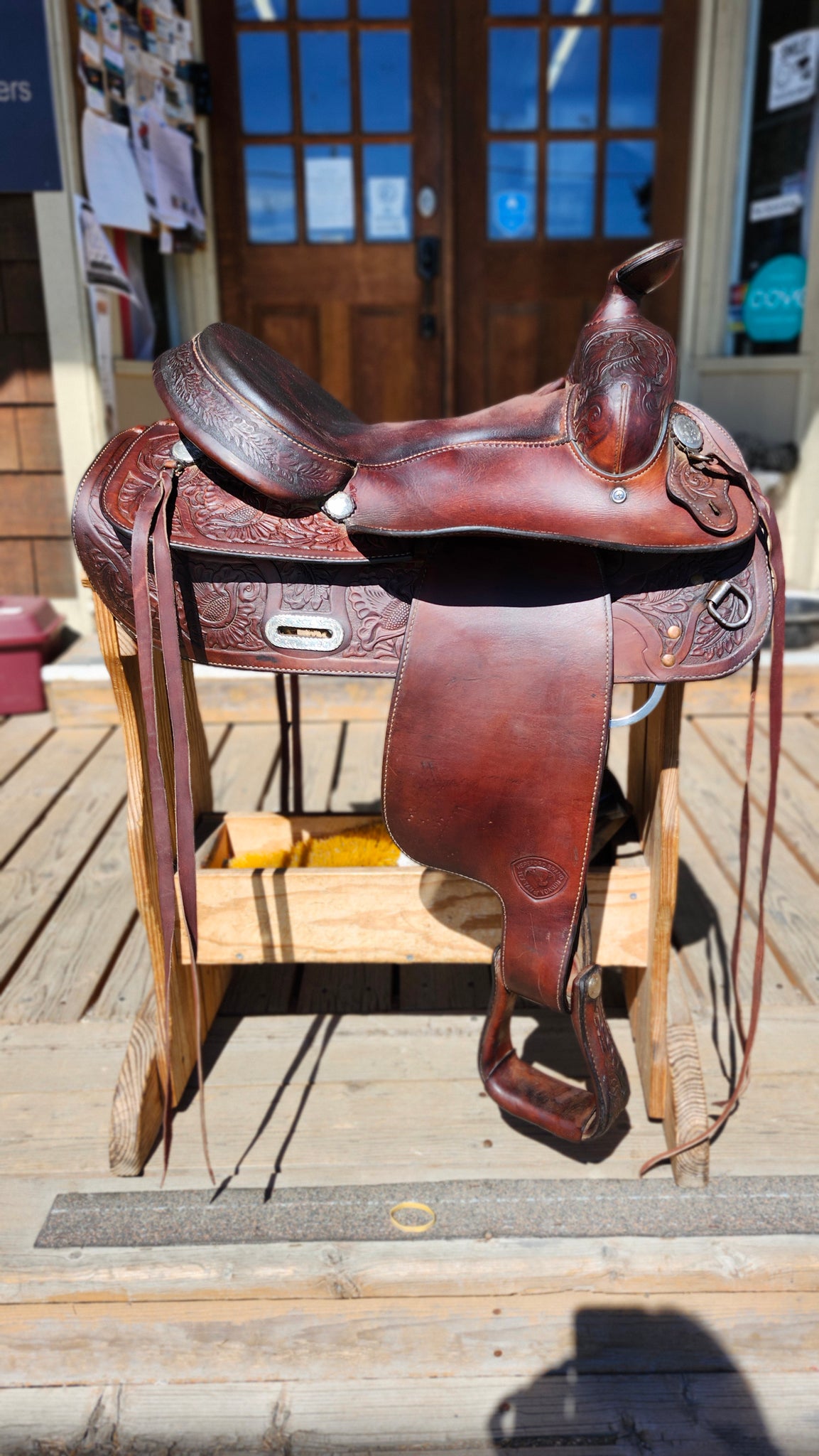 15" Hereford Tex Tan Pleasure Saddle