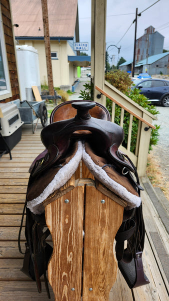 16" Ortho-Flex Baron Western Saddle