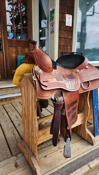 15.5" Caliente Saddle Shop All Around Western Saddle