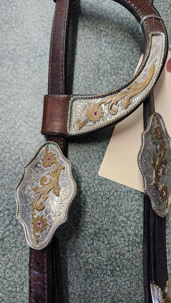 Vintage Circle Y Single Ear Western Bridle