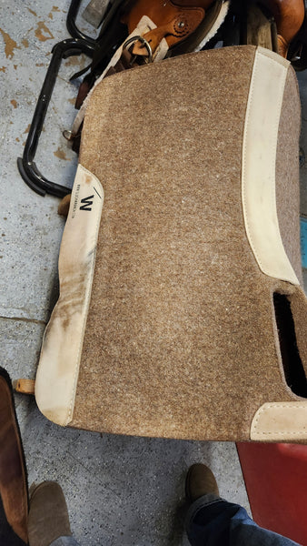 Ed & Martha Wright Wool Saddle Pad
