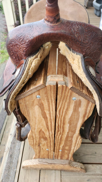 14.5" Crates Mustang Western Equitaiton Show Saddle