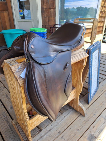 18" Jeffries Falcon Adler VSD Jumping Saddle