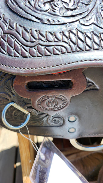 16" Circle Y Richard Shrake Resistance Free Western Equitaiton Show Saddle