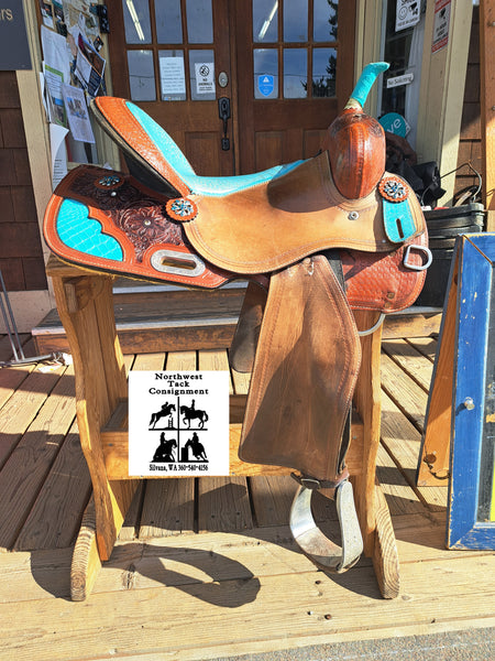 15" Double T Barrel Saddle