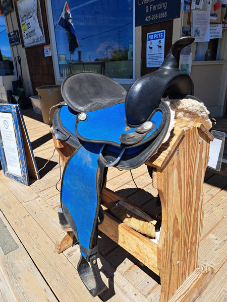 15" Abetta Synthetic Western Saddle