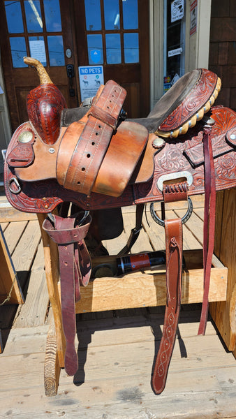15" Rico Barrel Racing Saddle