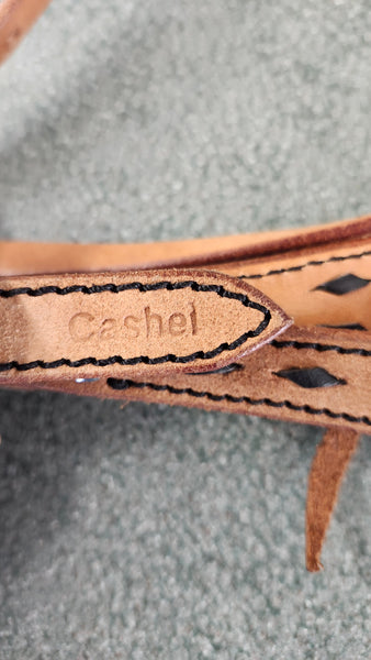 NEW Cashel Buckstitch Roughout leather Browband Western Bridle