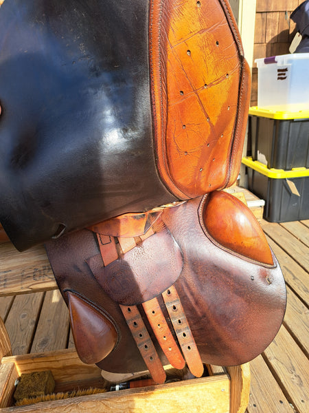 17.5" Cliff Barnsdy Schockemolhe Jump saddle