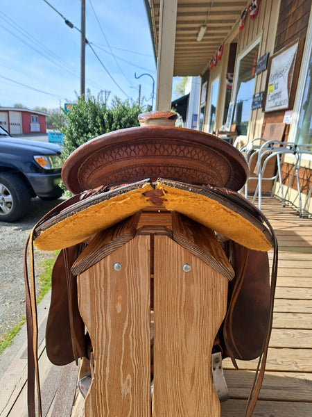 16" JC Martin Wade Ranch Roping Saddle