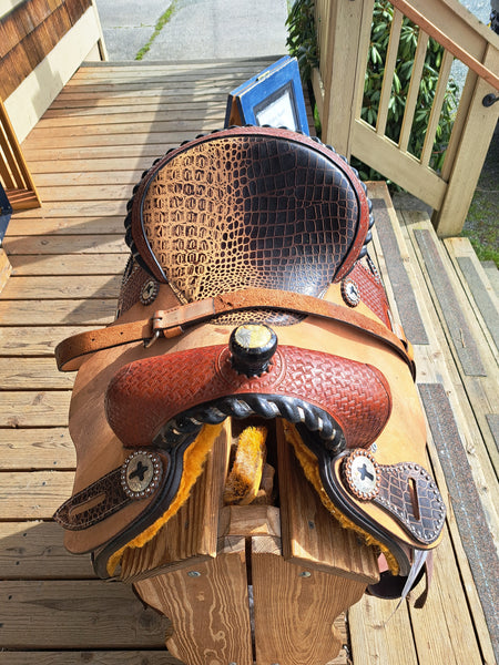 14" Double T Barrel Saddle