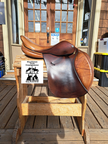 17.5" Cliff Barnsdy Schockemolhe Jump saddle